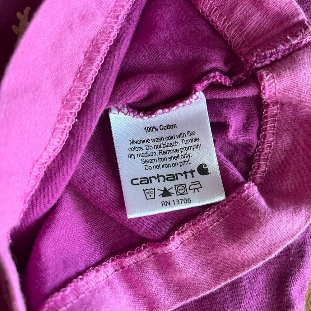 Carhartt magenta deer shirt 3T - Picture 6 of 7